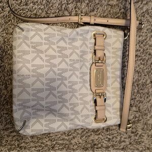 Michael Kors Beige Crossbody Bag